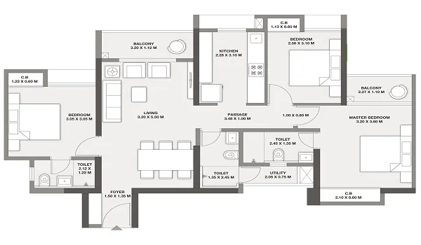 Featured Image of Godrej Tiara Floor Plan
